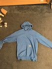 Carhartt Men's Hoodie Midweight Loose Fit Sweatshirt Royal Blue K288-H72 Size XL