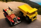 Vintage Hot Wheels Old #5 Fire Truck & Dump Truck