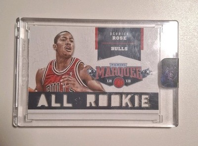 2012-13 Panini Marquee - All-Rookie Team Laser Cut Derrick Rose #18