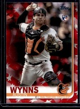 2019 Topps Series 2 Independence Day #582 Austin Wynns #74/76 Baltimore Orioles
