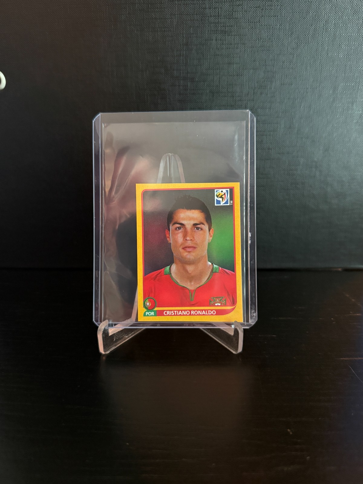 2010 Panini World Cup South Africa Cristiano Ronaldo Gold Special Swiss Edition