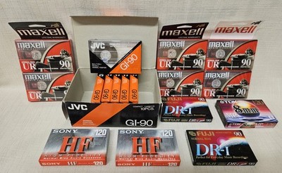 Factory Sealed Cassette Tape Lot & One 8mm