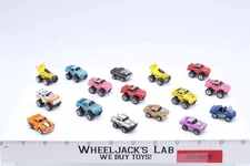 Lot of 16 Big Wheels Racers Galoob Micro Machines Vintage