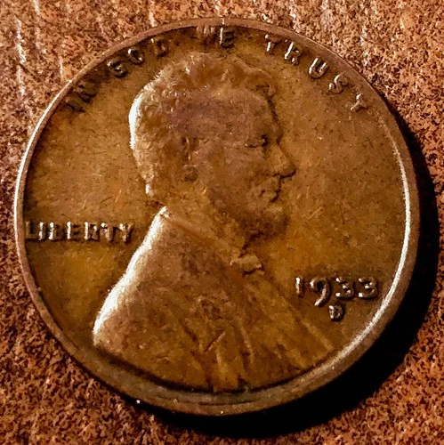 1933-D Lincoln Wheat Cent Penny