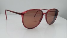Vintage L'AMY Amherst Burgundy Oval Sunglasses FRAMES ONLY