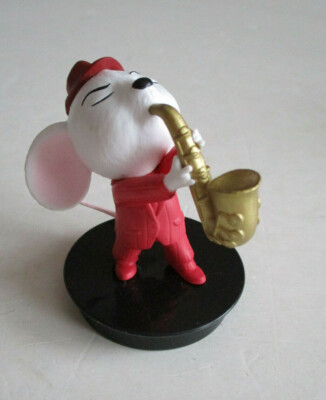 PCO Topper Sockel Figur Maus mit Trompete ca. 6 cm siehe Fotos