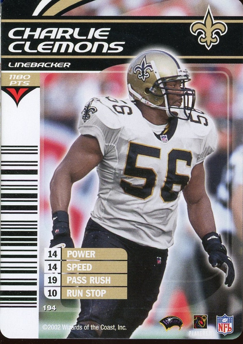2003 NFL Showdown CHARLIE CLEMONS SAINTS #194 | eBay