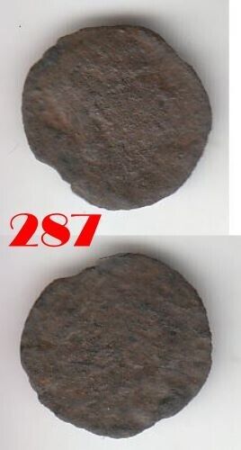 Echte RÖMISCHE Münzen unbestimmt ungereinigt Patina Römer Aes Follis Bronze 4.JH - Bild 11 von 24