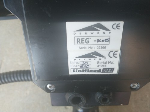 Derwent Extreme Technologies Inc IR Lamp Uniflood 500 - Picture 2 of 5
