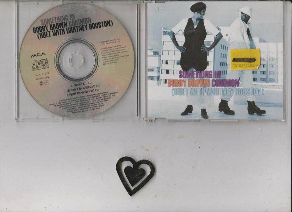 Bobby Brown duet with Whitney Houston Maxi-CD SOMETHING IN COMMON near mint 3-tr - Bild 1 von 1