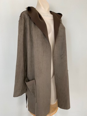 zara long suede jacket