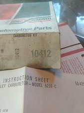 1973 Vega 4 Cylinder 140 All Transmissions Holley Model 5210c Carb Kit