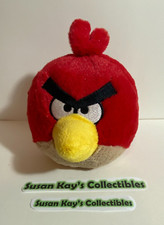 Angry Birds Plush Red Bird Toy Stuffed Animal 5 " Commonwealth no sound