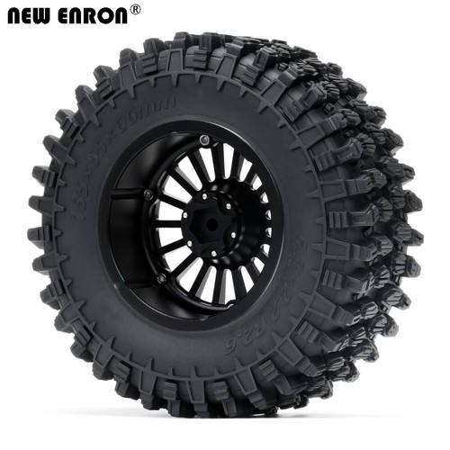 Cerchio ruota mozzo in alluminio 2,6" Beadlock 12 mm per RC 1/10 assiale RB10 Ryft KM YIKONG - Foto 106 di 144