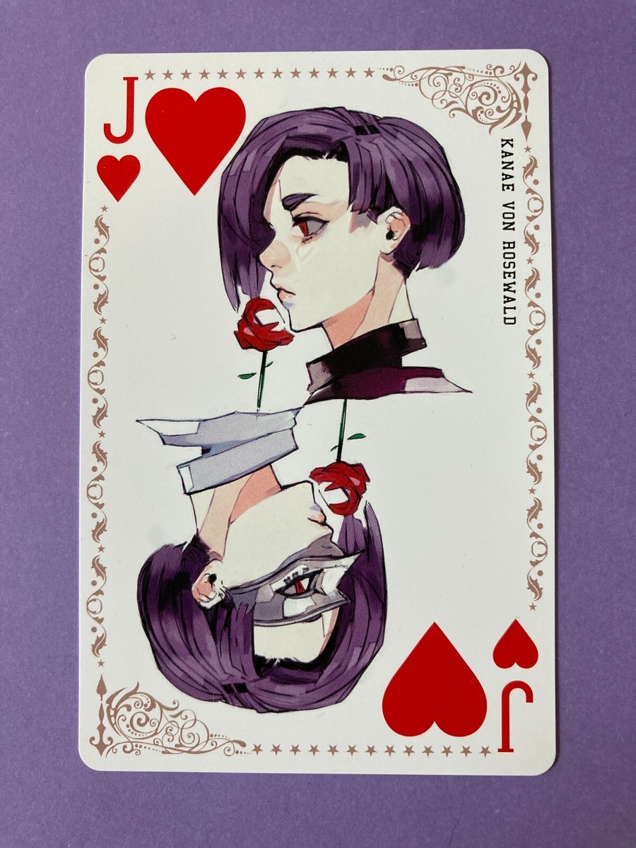 KANAE VON ROSEWALD Heart J Tokyo Ghoul Playing Card Trump Sui