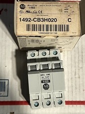 allen bradley 1492-cb3h020 nos poor packaging damaged corner