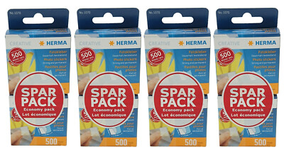 Herma Fotokleber Doppelpacks 8x 500 = 4000 Foto Kleber 12mm x 17mm selbstklebend