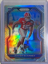 XAVIER MCKINNEY 2020 PANINI PRIZM SILVER PRIZM ROOKIE RC #349