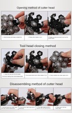 7D Cordless Shaver Hair Trimmer Men’s 5-In-1 Electric Head Shaver Razor Men Wet 13