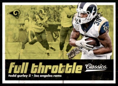 2018 Panini Classics Full Throttle Todd Gurley II Los Angeles Rams #13