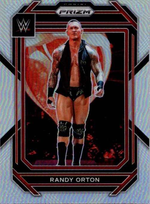 2023 Panini Prizm WWE #200 Randy Orton Silver Refractor The Viper Wrestling Card