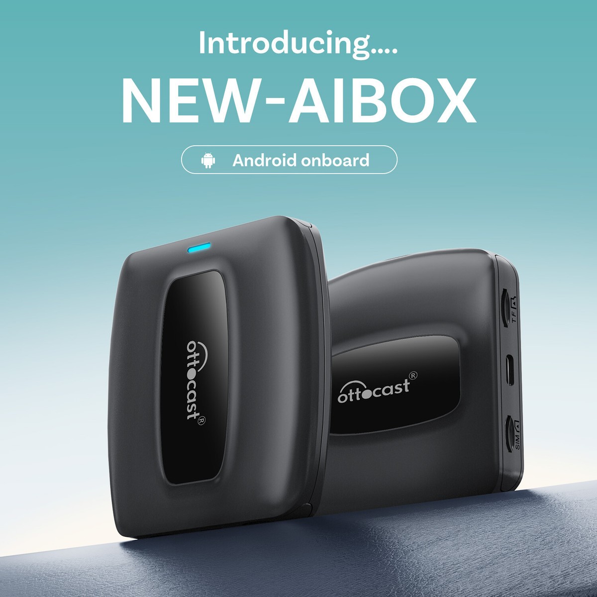 Ottocast P3SE AI Box Wireless Android Auto&CarPlay Adapter