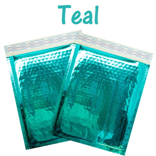 8.5x12 Holographic, Pink, Teal METALLIC BUBBLE MAILERS, Poly Padded Envelopes! - Picture 53 of 79