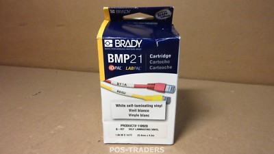 BRADY BMP21 CARTRIDGE 110928 Self-Laminating Vinyl Wire Labels NEW NEU