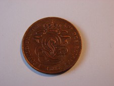 BELGIQUE. 2 CENTIMES LEOPOLD 1ER.  1863.