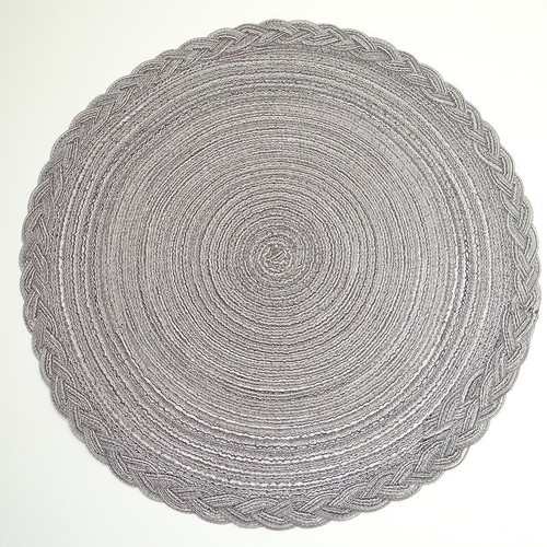 Paquete de 6 tapetes de mesa redonda trenzados boho de 15" lavables para comedor para el hogar - Imagen 10 de 17
