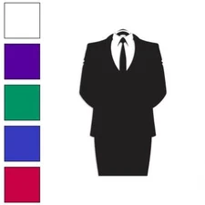 Anon Anonymous Suit, Vinyl Decal Sticker, Multiple Colors & Sizes #56