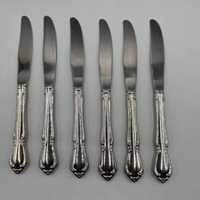 Oneida Oneidacraft Deluxe Stainless CHATEAU Hollow Handle Knives Set Of 6