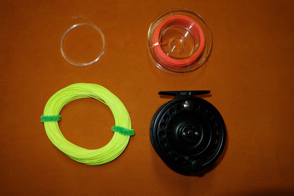 CARRETE MARTIN 9 ft 5/6wt VARA MAXXON XG WF6F LINE LEADER RESPALDO Combo de mosca con TUBO Foto 4 de 4