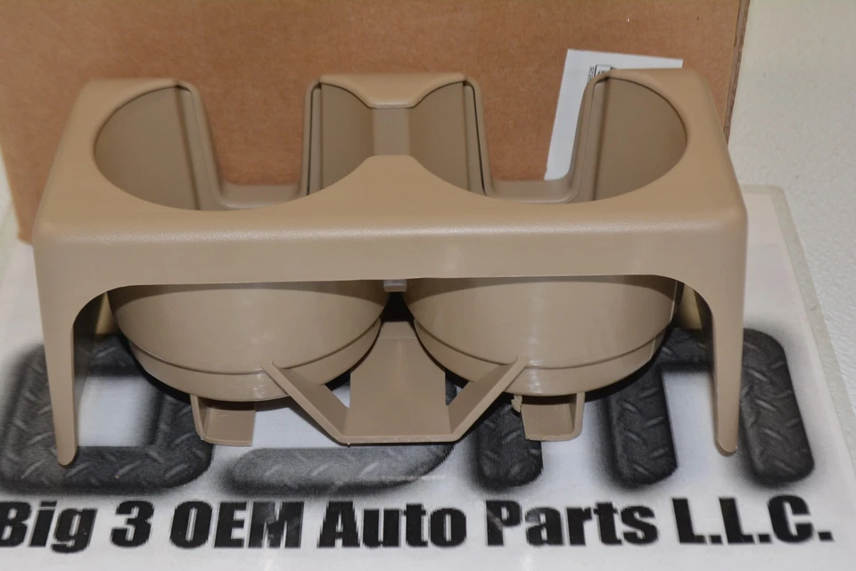 Chevrolet Colorado 2004-2012 asiento trasero bronceado portavasos inserto nuevo OEM 19121876 Foto 2 de 4