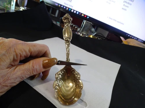 International Sterling Silver 6" Sugar spoon - Frontenac 1.21 ounce