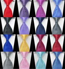 New Solid Stripes of 18 color 100 Silk Men's Tie Fashion Necktie 3.15'' 8CM 