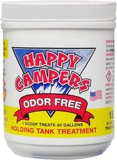 Happy Campers RV Toilet Treatment 18 - Extra Strength Odor Eliminator for Black