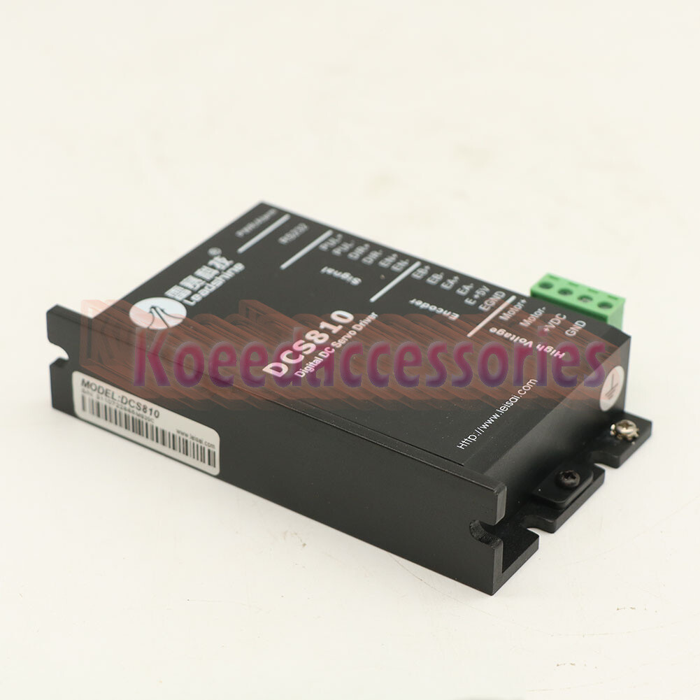 1PCS New Leadshine DCS810 Digital Brushed DC Servo Driver 80VDC