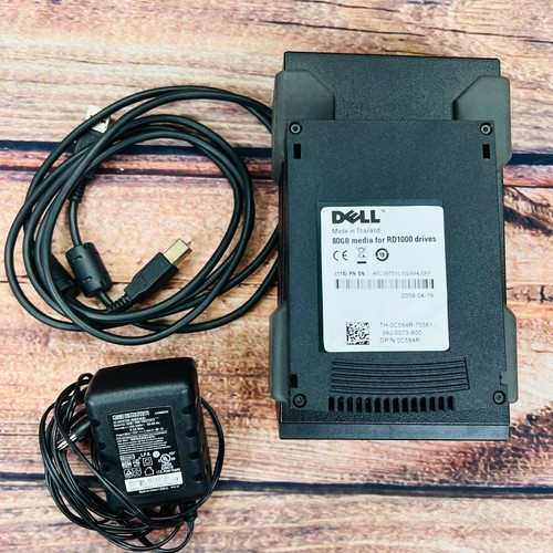 Dell PowerVault RD1000 USB Cartridge Reader w/ 80GB Disk Cartridge & ADAPTER - Picture 8 of 8