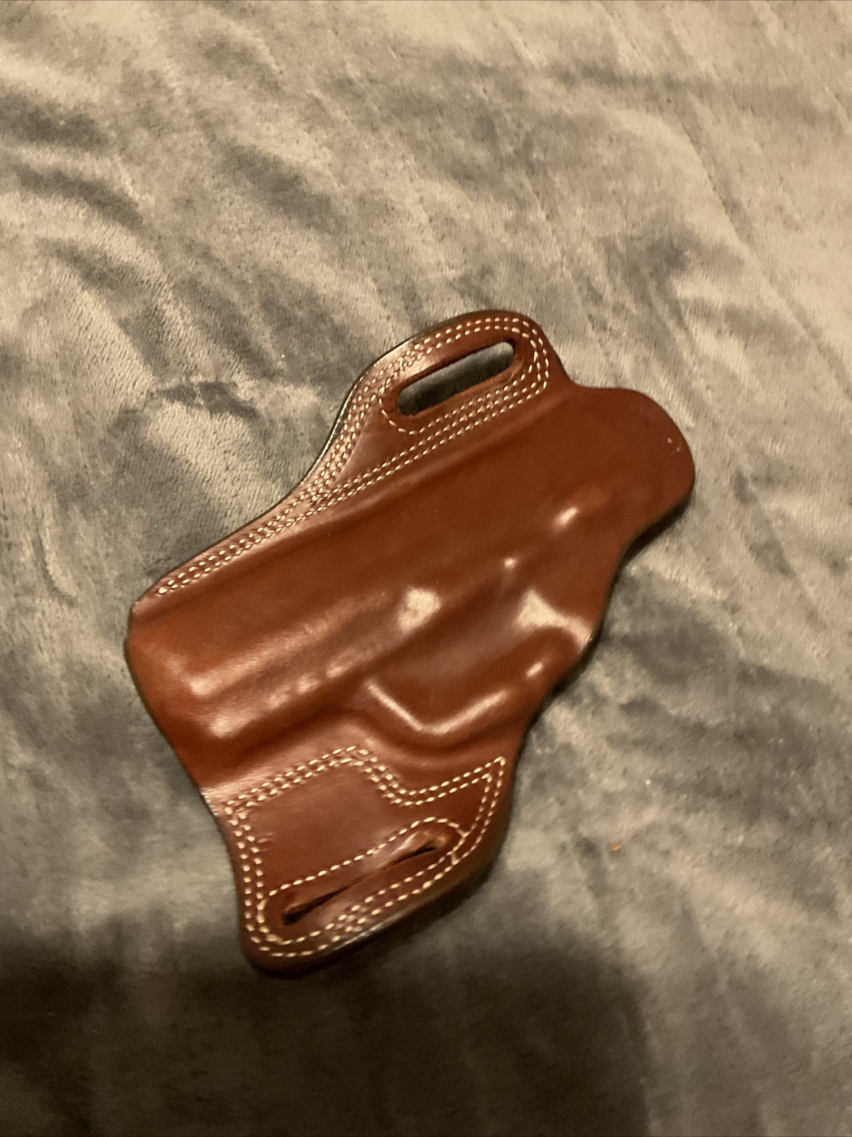 DM BULLARD Leather Holster AZLE TEXAS for HK 45 C Brown Leather Vintage