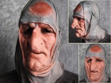 Latexmaske ALTE FRAU, HEXE Horror Effekt Gummi Vampir FX Latex Maske Baba Jaga