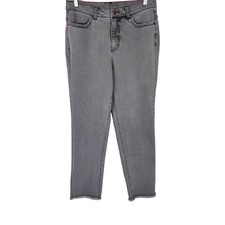 Peace Love World Women's Love Note Regular Straight-Leg Jeans Grey Wash Size 8