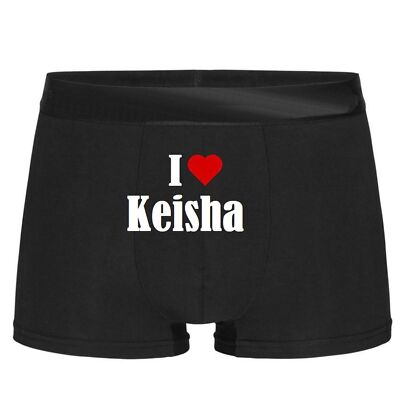 Boxershorts I Love Keisha Geburtstag Geschenk Valentinstag Weihnachten