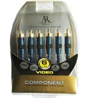 AR Best Gold Plated Long Shielded 1080i HD RGB YPbPr HiDef Component Video Cable