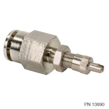3/8" PTC Schrader Valve; Nickel Plated