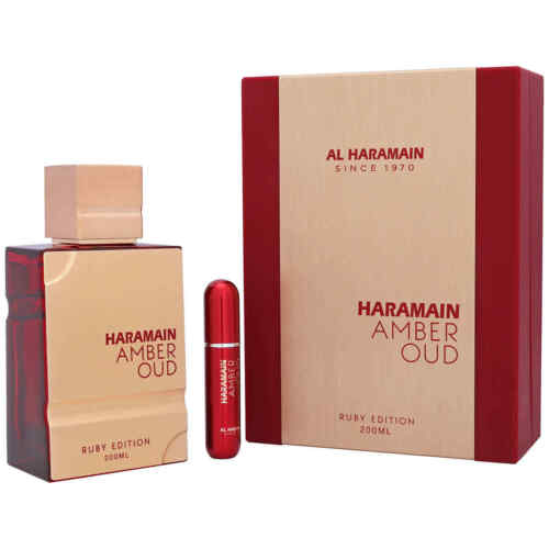 Al Haramain Unisex Amber Oud Ruby Edition EDP 6.8 oz Fragrances 6291100131853 - Picture 3 of 4