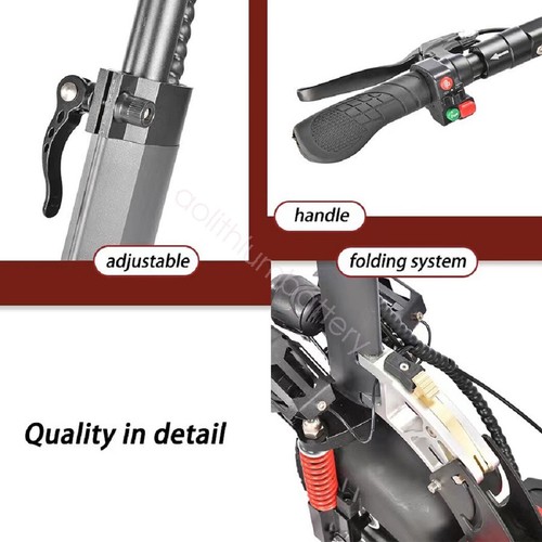 🚨1500W 2000W 55KM/H Electric Scooter 10" Foldable Off Road Travel Adult e-Bike - Picture 7 of 19