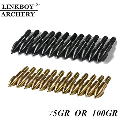 6pcs Steel Archery Broadhead Hunting Bow Arrow Sharp Aim Point 6.2//7.6 Diameter