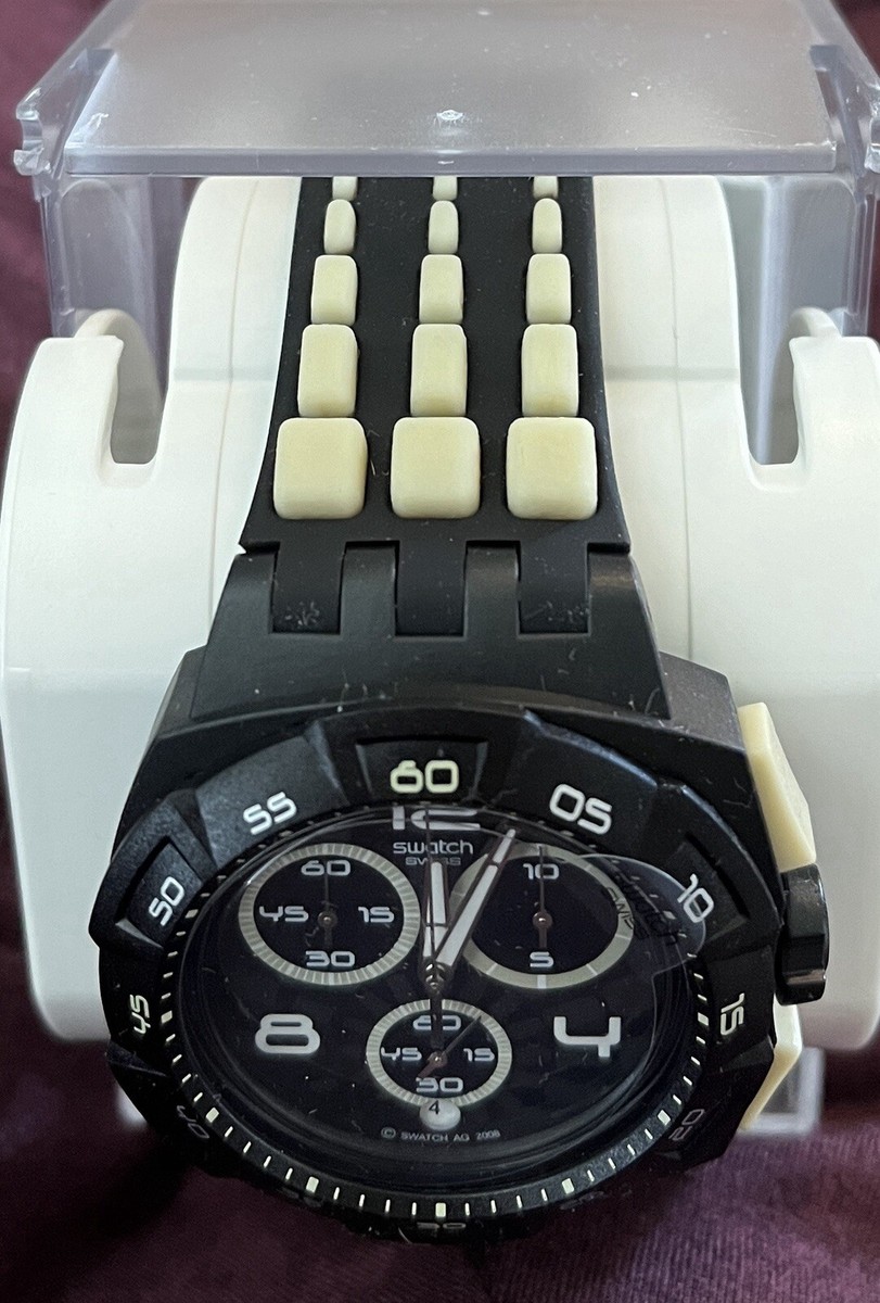 JAMES BOND VILLAIN SWATCH WATCH NIB QUANTUM OF SOLACE DOMINIC
