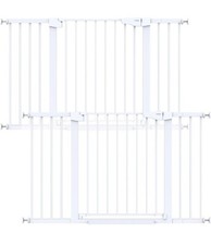 Cumbor 2 Pack Safety Gate Extra Wide Self Close Walk Thru Adjustable 29.7"-51.5"